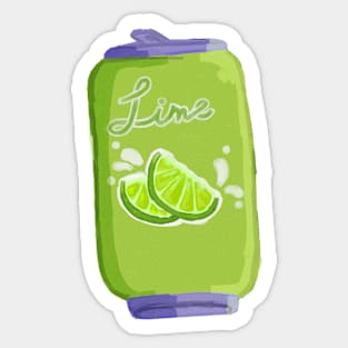 Lime Soda Sticker